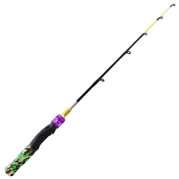 Pesca 5 piezas 61 cm carbono Spinning invierno balsa hielo niño caña de pescar FLhrweasw Nuevo