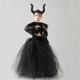 thumbnail image 3 of TheFound Kids Unisex Halloween Costume Prop, Solid Color Wings Devil's Horn Hair Hoop Accessory for Cosplay, 3 of 8