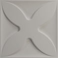 thumbnail image 5 of Ekena Millwork 19 5/8"W x 19 5/8"H Austin EnduraWall Decorative 3D Wall Panel, UltraCover Satin Smokey Beige (Covers 2.67 Sq. Ft.), 5 of 6