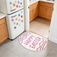 thumbnail image 5 of Easter Egg Shaped Floor Mat Happy Easter Bathroom Rug Spring Colorful Eggs-Shaped Non-Slip Doormat for Bedroom Kitchen Living Room Decor, 5 of 6
