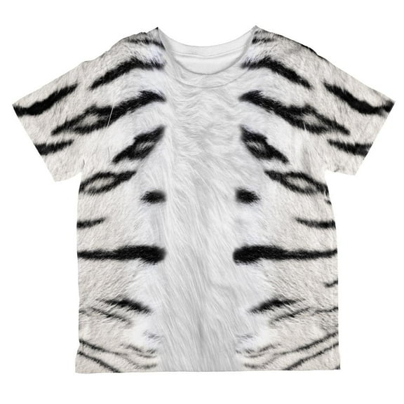 Halloween White Tiger Costume All Over Toddler T Shirt Multi 6T