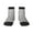 3 Black, variant on Dice Cubes Pattern Quarter Crew Socks,Toe Seamed Ankle Socks,Cotton Cushioned Breathable Athletic Crew Sports Socks