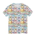 thumbnail image 4 of Yindaity Teen Clothes for Girls Toddler Girls Easter Shirts Cute Bunny Tshirts Happy Easter Tees Cotton Short Sleeve Tops(Light Yellow,3-4 Years), 4 of 6