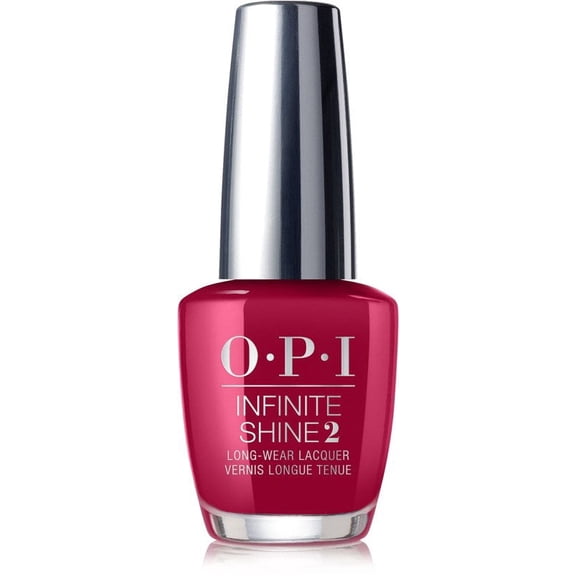 OPI Infinite Shine - Big Apple Red Strengthener Nail Polish, 0.5 oz