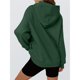 thumbnail image 5 of Sudaderas con Capucha de Gran Tamaño para Mujer, Sudaderas Cómodas, Conjuntos de Moda de Otoño, Blusas Casuales, Ropa de . Verde Oscuro M, 5 of 6