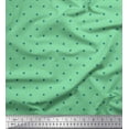thumbnail image 1 of Soimoi Cotton Voile Fabric Artistic Flower & Dots Printed Craft Fabric by The Yard 42 Inch Wide, 1 of 3