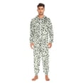 thumbnail image 6 of joogoo Leopard Green-a1 Unisex Adults Onesies Pajamas Jumpsuits L, 6 of 7