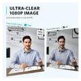 thumbnail image 2 of Caméra Web Intelligente Full HD, Mise au Point Automatique avec Encadrement, Caméra Web 1080p Mini avec Microphones à Réduction de Bruit pour Conférences, Diffusion en Direct, Enregistrement, 2 of 6