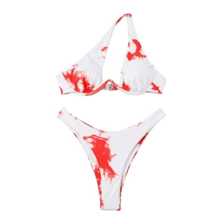 Bathing Suit for Women plus Size Sunflower Swimsuit Bottoms for Women Color Sexy Women s Separates Swimsuit With Shoulder Underwire Bikini BIKINI Swimsuit