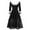 B-Black, variant on TJAZFJPA Nothing Fits But Dress Women Christmas Patchwork V Neck Panel Long Sleeve V Neck Asymmetric Dress See Through Dress Dresses Women Summer
