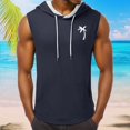thumbnail image 2 of JAKANYQ Débardeur pour Hommes Été Vêtements de Course Extérieur Plage Imprimé Noix de Coco Col Rond Sans Manches Style Urbain, TG, 2 of 4