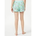 thumbnail image 3 of Joyspun Women's Woven Print Boxer Sleep Shorts, Sizes S to 3X, 3 of 5