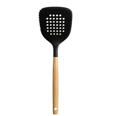 Mainstays Nylon Slotted Kitchen and Cooking Utensil Turner, 13" L, Black