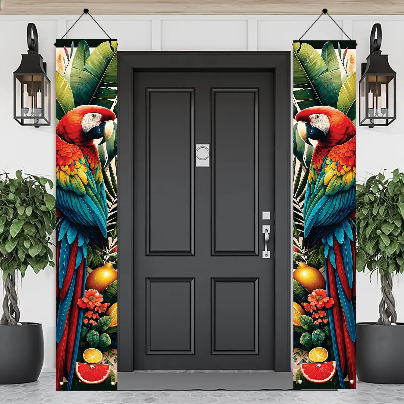 Patriotic Eagle Porch Banners 71x12 Inch American Flag Independence Day Outdoor Decorations Bald Eagle Hanging Porch Signs 4th of July Memorial Day Veterans Day Home Decor