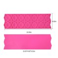 thumbnail image 4 of Silicone Mould Fondant Baking Pan Wedding High Temperature Non-stick Reusable Cake Side Mat Heat-resistant DIY Border Sugarcraft Bakeware Type 6, 4 of 8