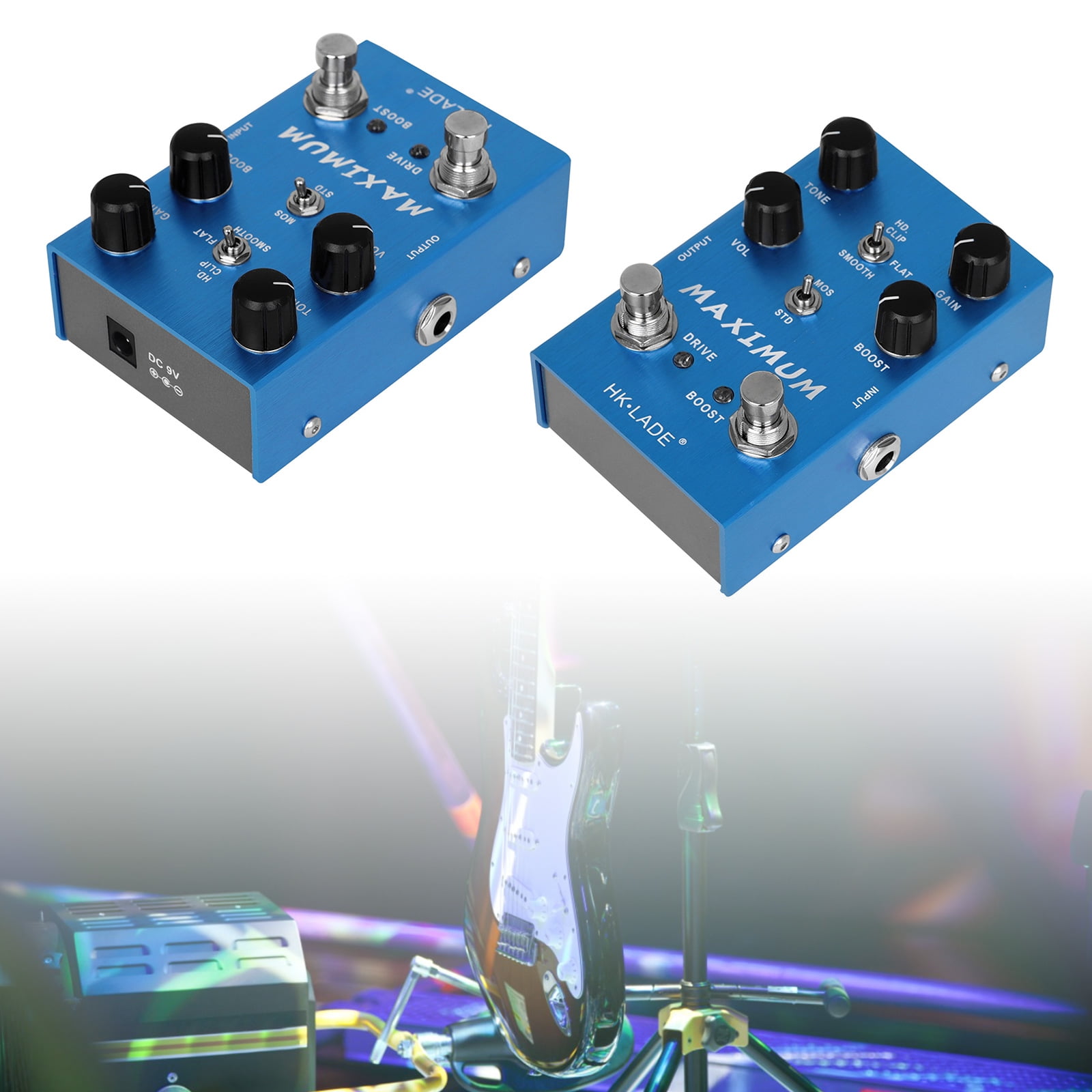 Electric Guitar Effect Pedals DC9V Overdrive Guitar Effect Pedal Overload Overdrive Effector Electric Guitar Accessory