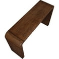 thumbnail image 5 of Meridian Furniture Toulon Brown Oak Veneer Console Table, 5 of 7