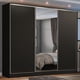 thumbnail image 2 of Ropero Closet Madesa Royale 3 puertas 1 Espejo NN MDF negro, 2 of 5