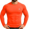 thumbnail image 1 of DI & DU Playera De Licra Deportiva Elastica Confort Manga Larga Gym, 1 of 5