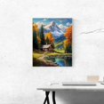 thumbnail image 3 of DIY 5D Diamond Painting Kit (for Adults) Diamond Painting "Mountains, Cabins" - Full Diamond Crystal Rhinestone Embroidery Craft Kit, Can Be Used as Gift, Wall Decoration, 3 of 7