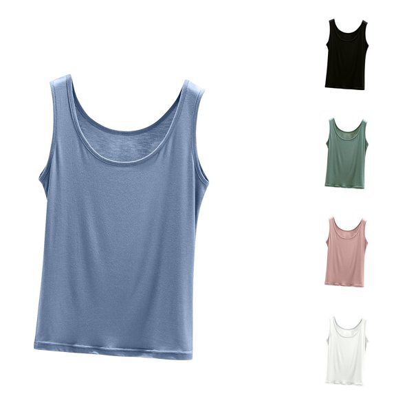Admvng Womens Tank Tops Crew Neck Sleeveless Soft Breathable Shirts