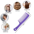 thumbnail image 2 of 2 peines de dientes anchos para cabello rizado, cabello largo, cabello mojado, peine desenredante, peine para el cabello, 2 of 5