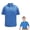 Ocean blue, variant on Monterey Club Junior's Ultimate Solid Polo Shirt Kids #107J
