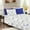 Jenna Gold, variant on Elegant Comfort 1500 Series Bed Sheets, Queen, Laurel Blue