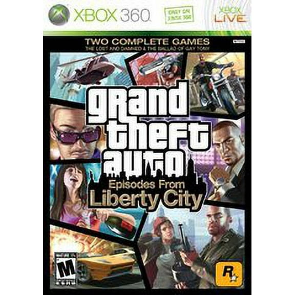 Restored Grand Theft Auto Episodes From Liberty City - Xbox 360 (Refurbished)