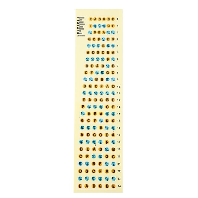 Guitar Sticker, Professional Wear-Resistant Guitar Headstock Sticker, For Guitar Players Practice Guitar Fun