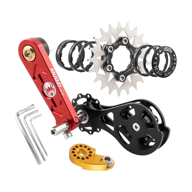 Tensor de cadena de bicicleta de repuesto 21T rojo Zulema