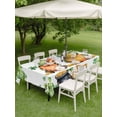 thumbnail image 3 of Outdoor Tablecloth with Umbrella Hole and Zipper, St. Patrick's Day Rectangle Table Cloth 52x70 Inch Waterproof Tablecloth, Green Gnomes Lucky Shamrocks Flags Picnic Table Cover for Patio Camping, 3 of 7