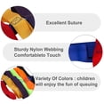 thumbnail image 5 of Children's Walking Ropes for Preschool Daycare School Kids Outdoor Colorful Handles for Up to 12 Children 2 Teachers, 5 of 10