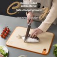 thumbnail image 3 of JWDX Vegetable Cutter Clearance, Cutting Board for Kitchen Wheat Cutting Board Easy Grip Handle Thick Chopping Board for Meat Veggy Fruit Food Cutting Tool Cook Supplies Strap Hole Easy Hanging, 3 of 4