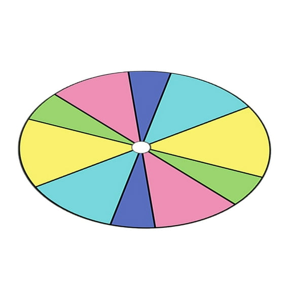 Tabletop Prize Turntable Roulette Wheel for Party Gatherings Carnivals Tradeshow