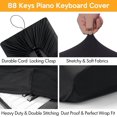 thumbnail image 4 of Housse de Protection pour Clavier de piano Housse de Protection pour Clavier de Musique de piano, 4 of 5