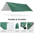 thumbnail image 3 of Yescom 10x10FT Camping Tent Tarp Hammock Rain Fly Waterproof Hiking Backpacking Shelter, 3 of 10
