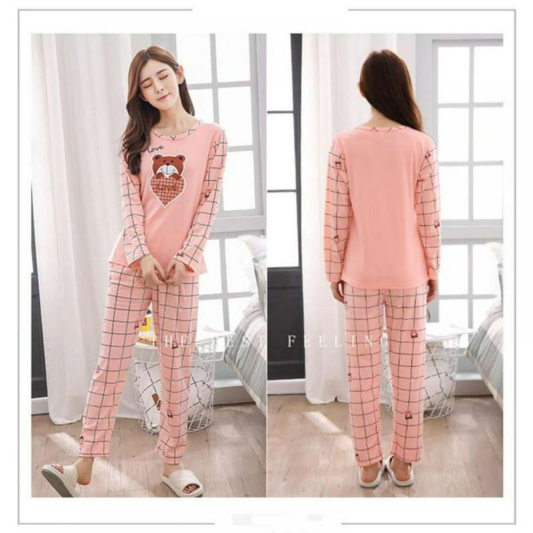Pajamas Women's Spring And Autumn Long-sleeved Autumn And Winter Ho