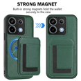 thumbnail image 3 of For Xiaomi Poco X6 5G Xiaomi Redmi Note 13 Pro 5G Magnetic Case TPU + PU Leather Phone Back Cover wi, 3 of 5