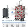 thumbnail image 6 of Daiia Rose Flowers Luggage Cover, Thickened Washable Travel Luggage Covers, Elastic Unique Baggage Covers for 18-20 inch Luggage-Large, 6 of 9