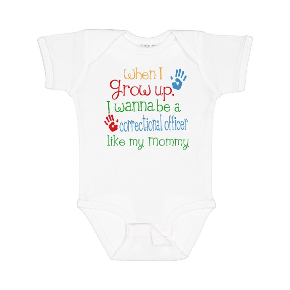 Inktastic Correctional Officer Like Mommy Boys or Girls Baby Bodysuit