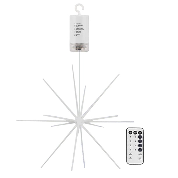 Luces de estrella explosivas LED con pilas para decoración de vacaciones en interiores y exteriores JShteea El nuevo