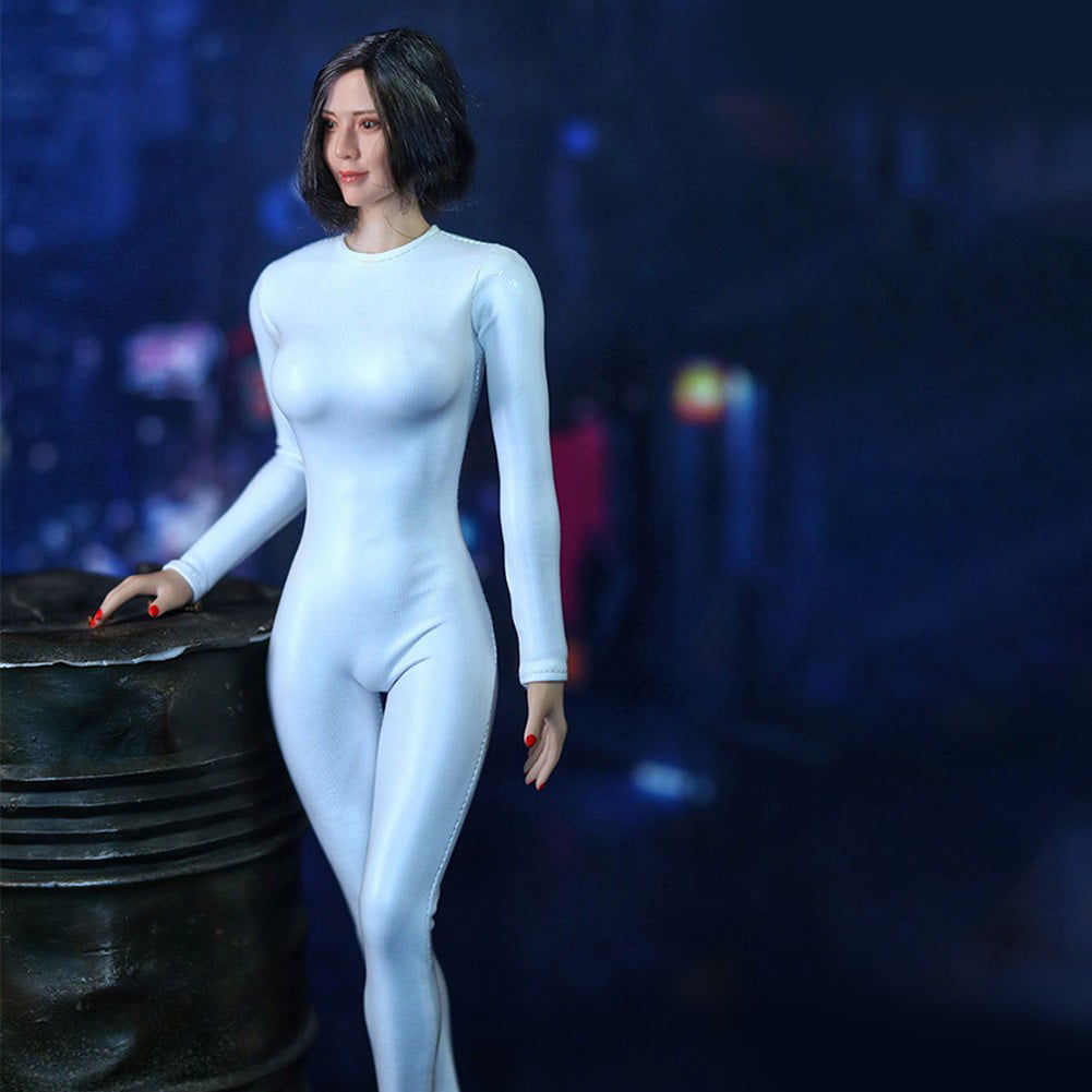 1/6 Scale Woman Swimwear Bathing Suit for 12'' PH Jiaoudoll Figure White 