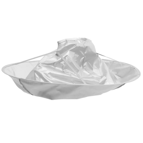 Luxshiny Hair Styling Cape Umbrella Shaped Hair Cutting White 1Pack