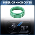 thumbnail image 2 of Unique Bargains Headlight Fog Light Control Switch Knob Cover Interior Trim for Dodge for RAM 18-22 Aluminum Alloy Green, 2 of 6