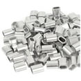 thumbnail image 3 of 2.5mm Single Hole Wire Rope Aluminum Sleeves Clip Cable Crimps 200Pcs, 3 of 3