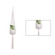 thumbnail image 1 of Advancent Cestas colgantes 100 hechas a mano, soporte para plantas, macramé, colgador de plantas, maceta para colgar en la pared interior, soporte para Jardín y Patio No.21 Advancent HA001777-21, 1 of 1