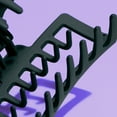 thumbnail image 3 of Gimme Beauty Double Teeth Claw Clip for Thick Hair, Black and Tan, 2 Count, 3 of 4