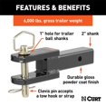 thumbnail image 2 of Curt Hitch 45821 Trailer Hitch Ball Mount, 2 of 2