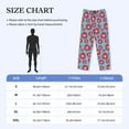 thumbnail image 4 of Lsque Daisies Flowers Print Men's Pajama Pants, Lounge Pant - Comfortable Home Wear,Elastic Waistband, Stylish Design-Small, 4 of 9